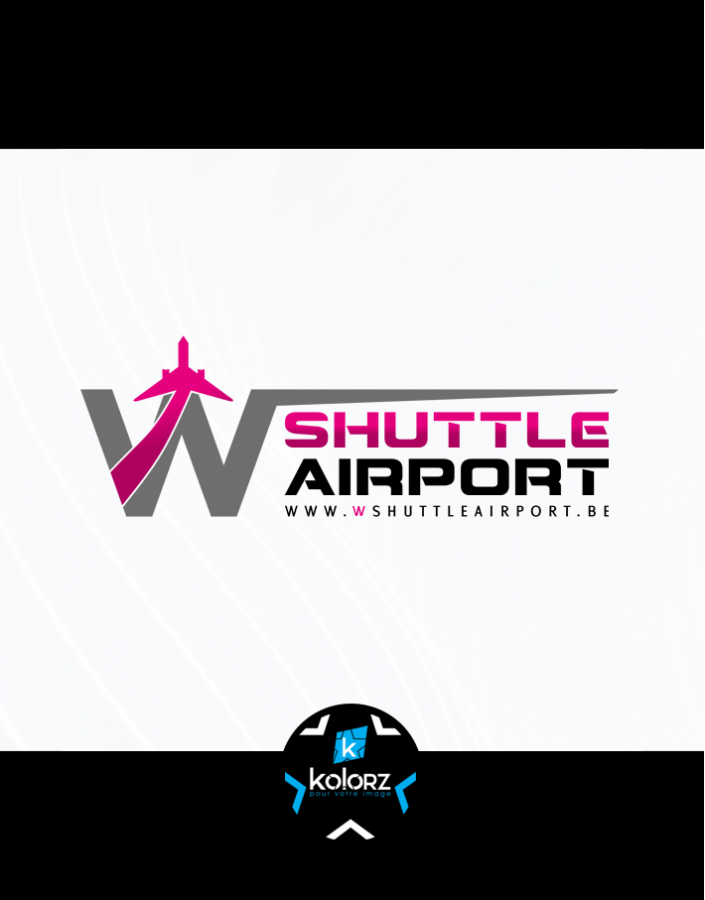 Création de logo et identité visuelle professionnelle W SHUTTLE AIRPORT