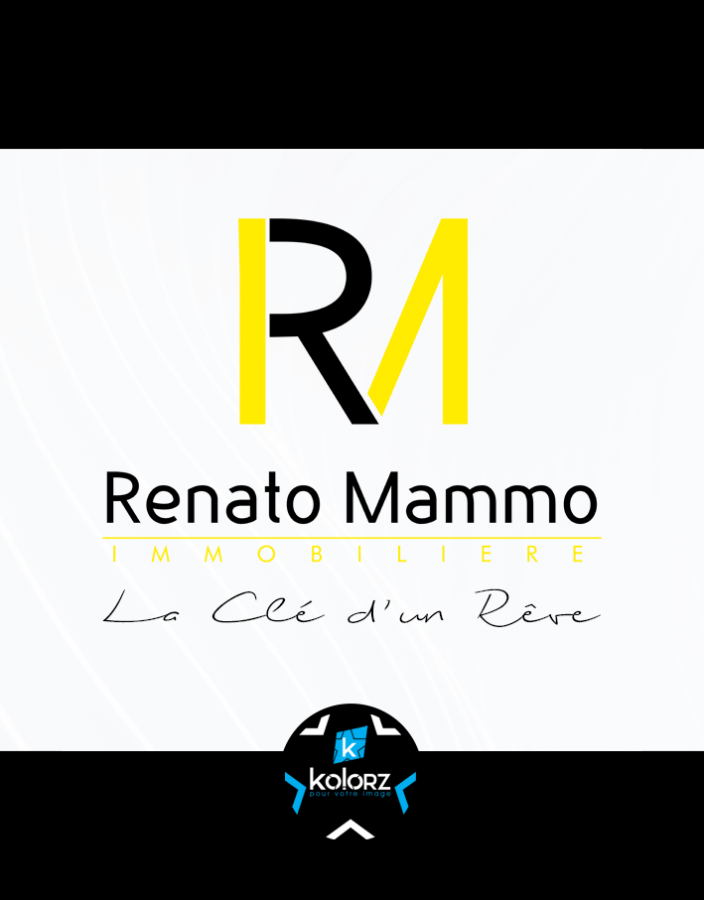 Création de logo et identité visuelle professionnelle RENATO MAMMO IMMOBILIERE