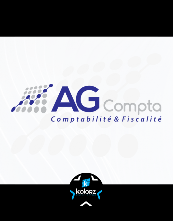 Création de logo et identité visuelle professionnelle AG COMPTA