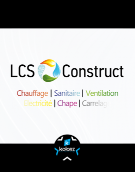 Création de logo et identité visuelle professionnelle LCS CONSTRUCT
