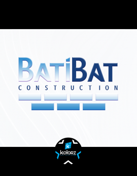 Création de logo et identité visuelle professionnelle BATIBAT CONSTRUCTION