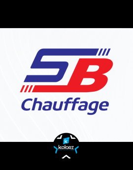 Création de logo et identité visuelle professionnelle SB CHAUFFAGE