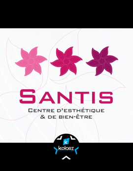 Création de logo et identité visuelle professionnelle CENTRE DE BEAUTE SANTIS