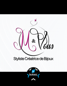 Création de logo et identité visuelle professionnelle M & VOUS