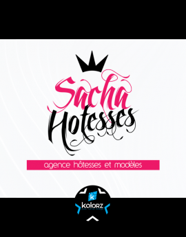 Création de logo et identité visuelle professionnelle SACHA HOTESSES