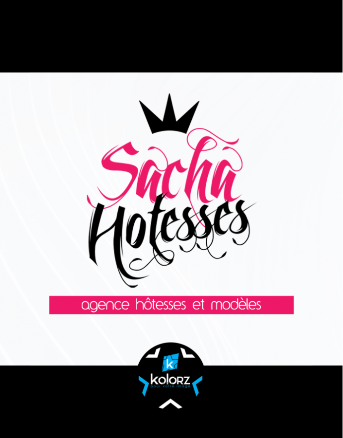 Création de logo et identité visuelle professionnelle SACHA HOTESSES