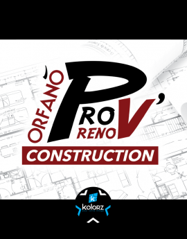 Création de logo et identité visuelle professionnelle ORFANO PRO RENOV