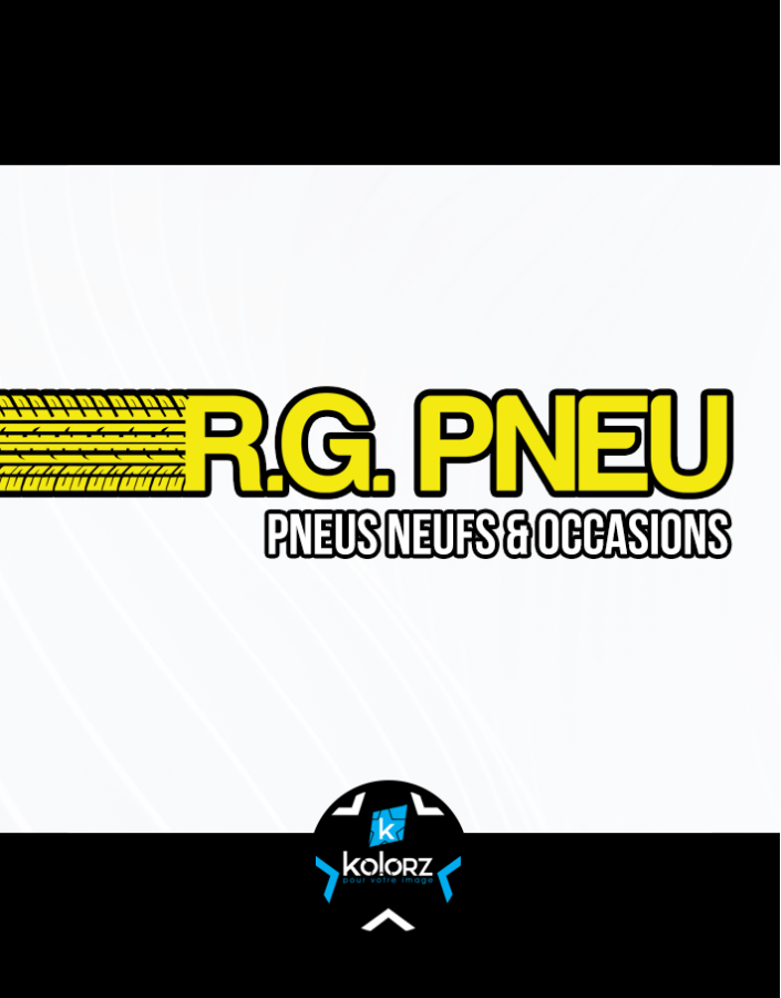 Création de logo et identité visuelle professionnelle RG PNEU