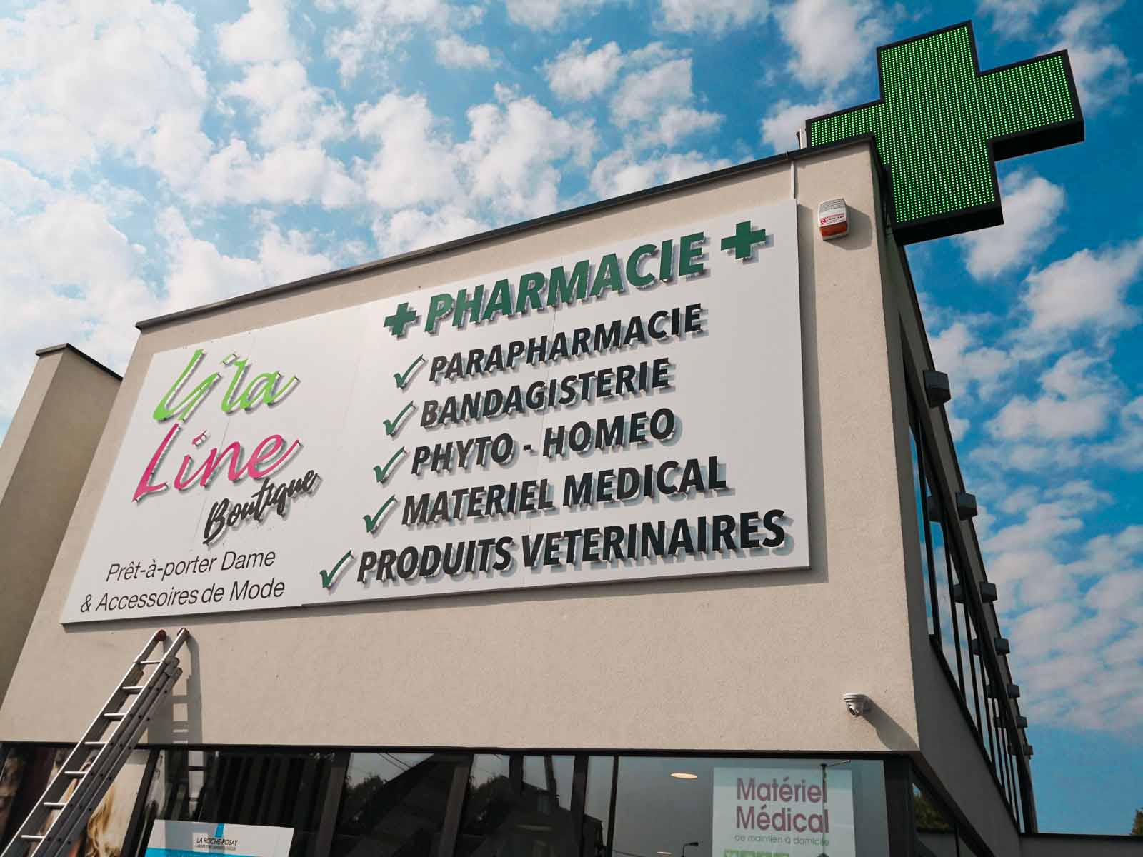 Lettrage enseigne Palermo