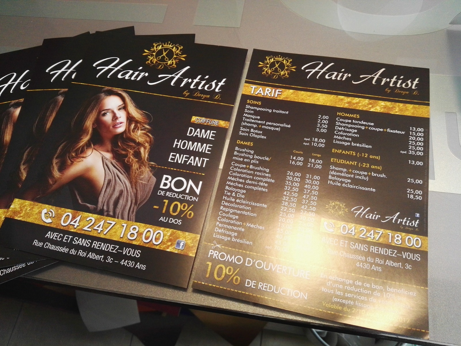 Impression flyers publicitaires Liège