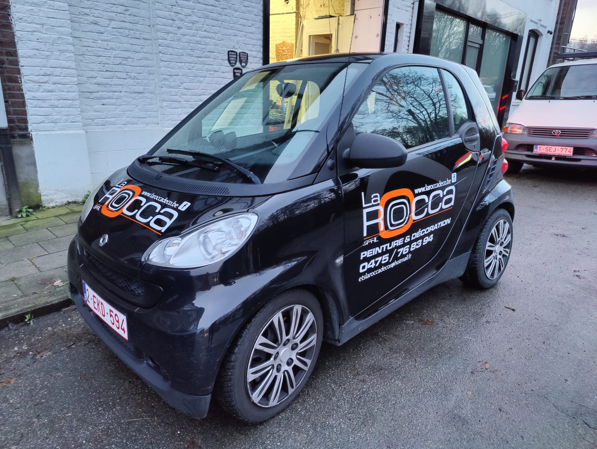 Publicité sur caravane